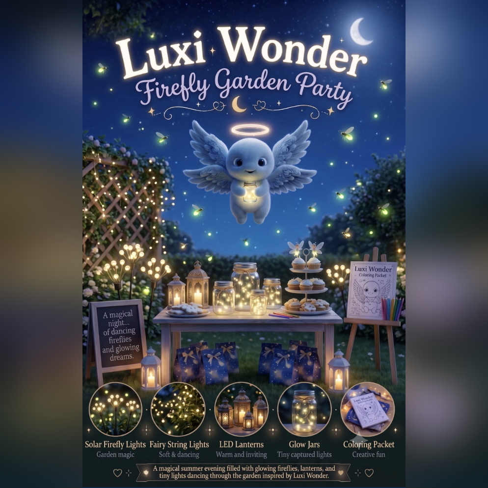 Luxi Wonder Firefly Garden Party: A Glowing Summer Night for Kids