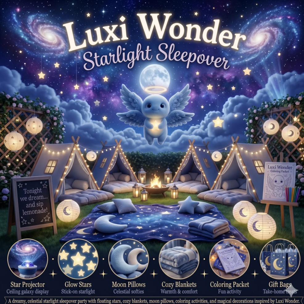 The Ultimate Starlight Sleepover Party for Kids — Inspired by Luxi Wonder