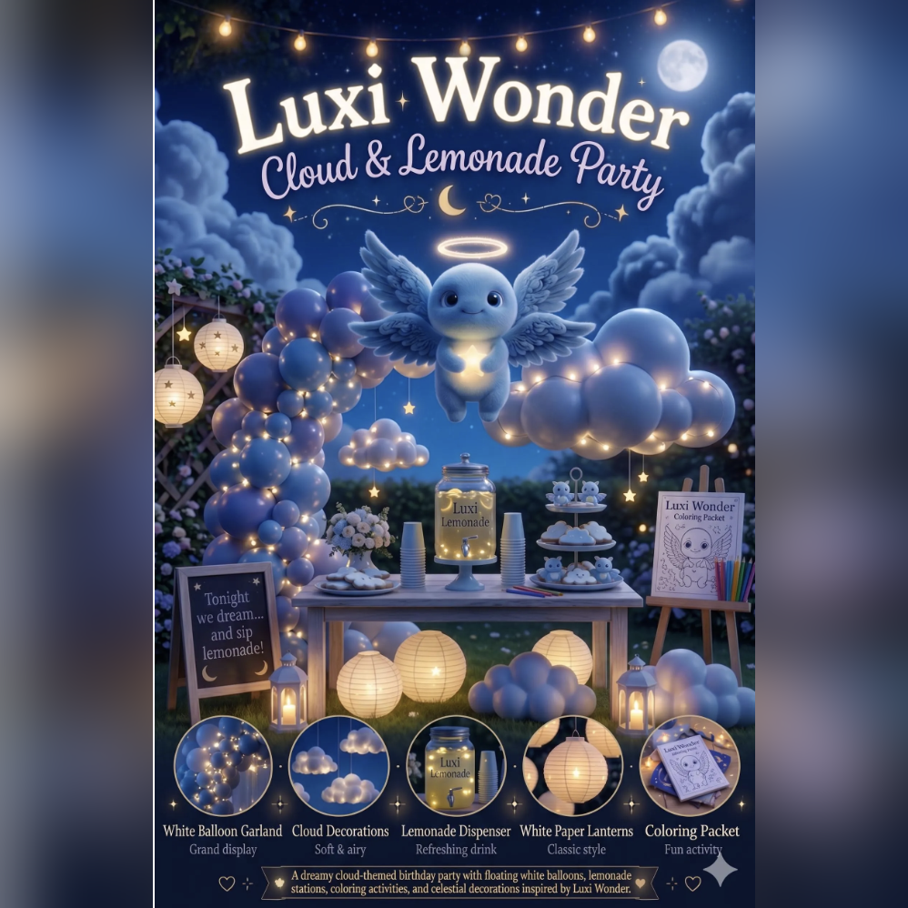 Magical Cloud &amp; Lemonade Summer Party for Kids