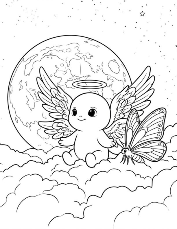 Luxi Wonder Celestial Coloring Pack | Toddler Printable Activity Pages (Instant Download)
