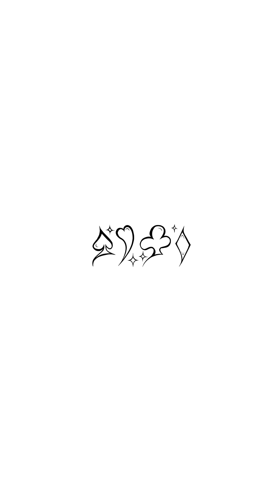 4 symbols sticker