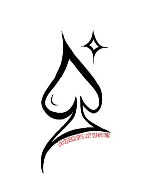 jaqueline of spades sticker