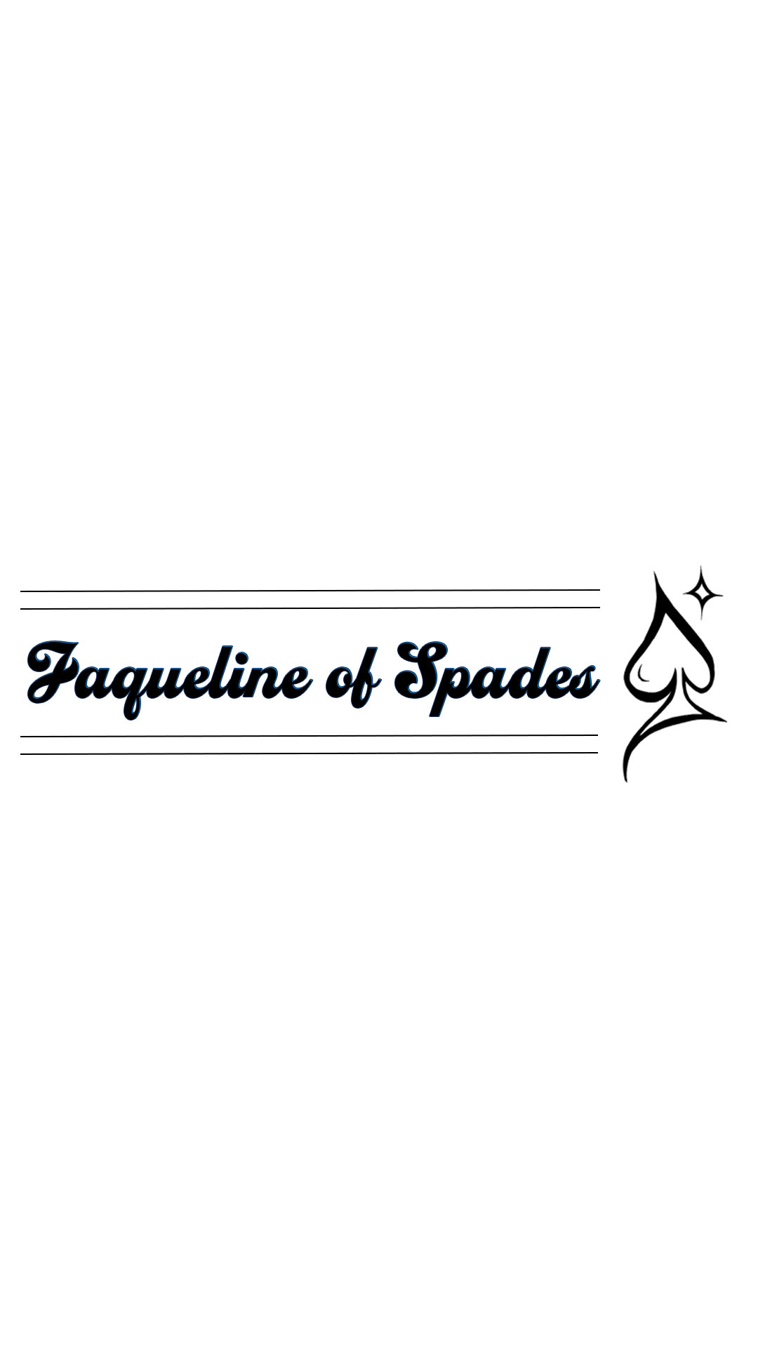 jaqueline of spades branding sticker