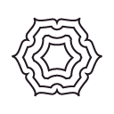 Black geometric border pattern