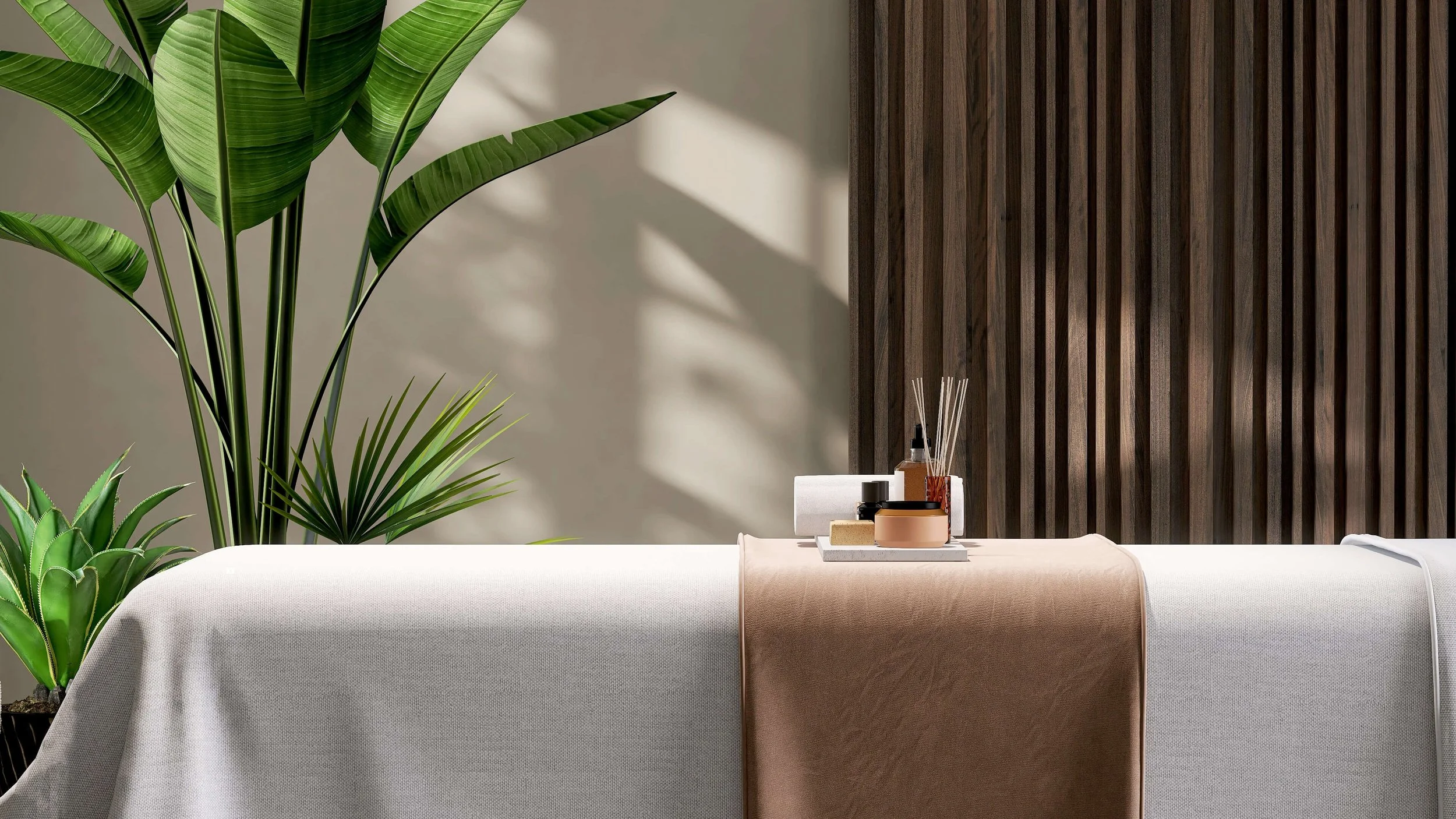 Couch bed for holistic treatments
