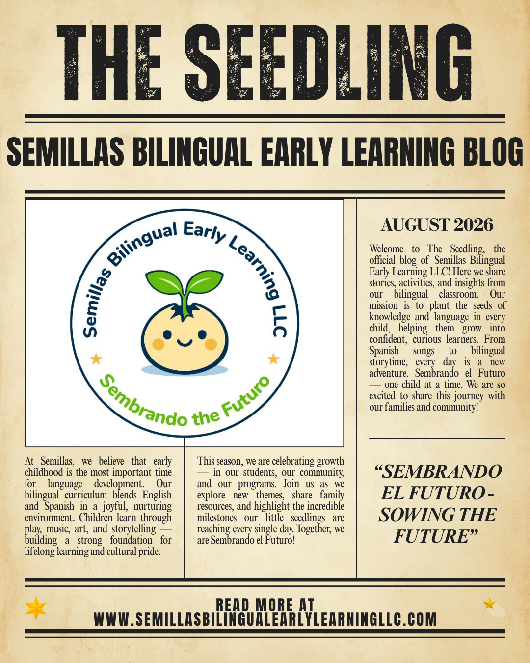 Semillas Bilingual Early Learning LLC