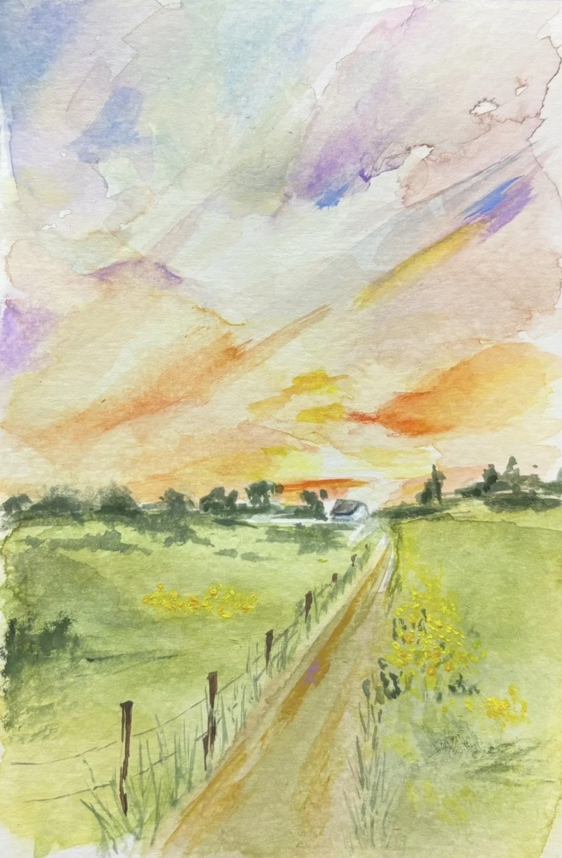 Custom Watercolor Commission 8x10