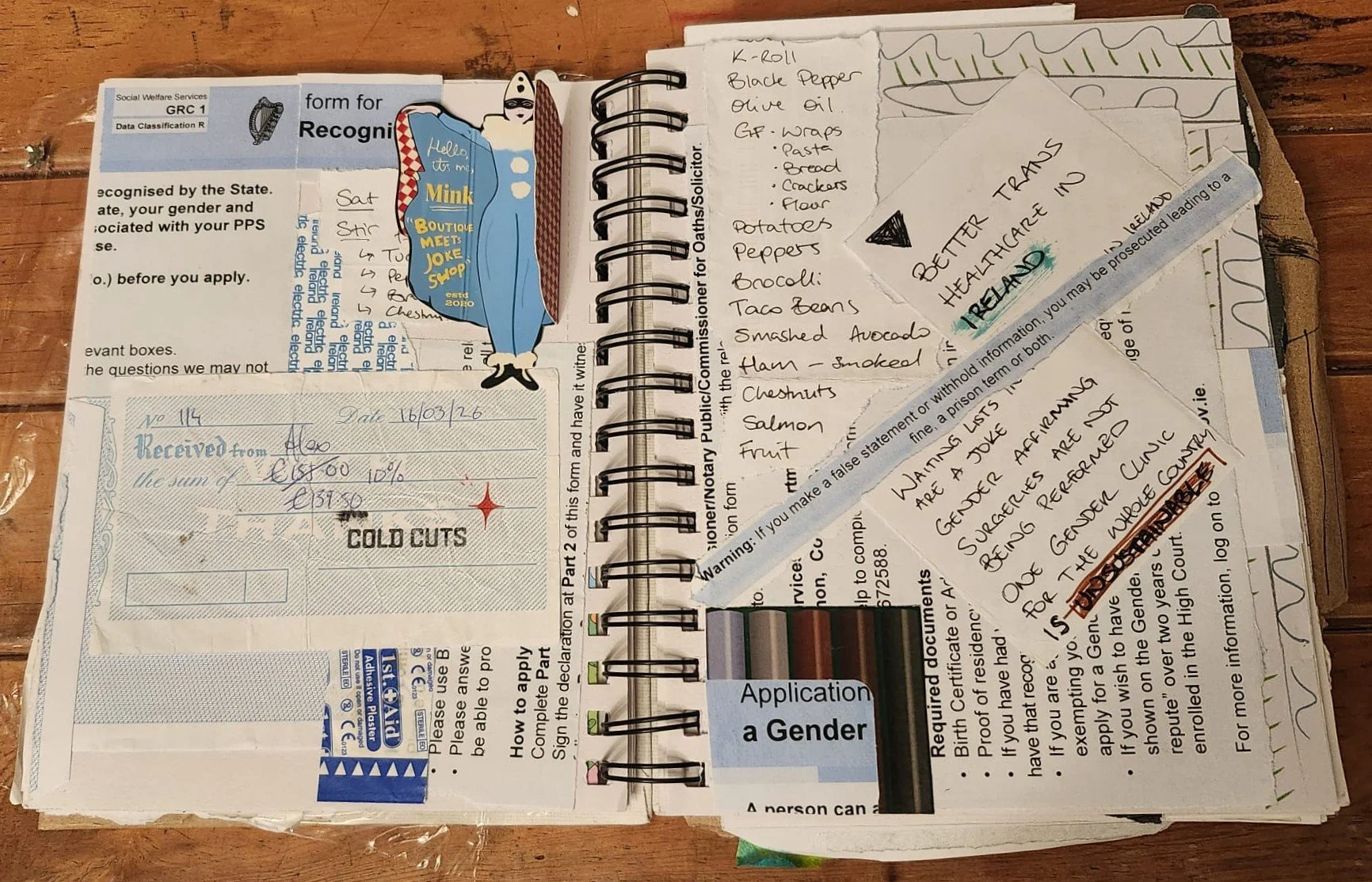 Multimedia collage