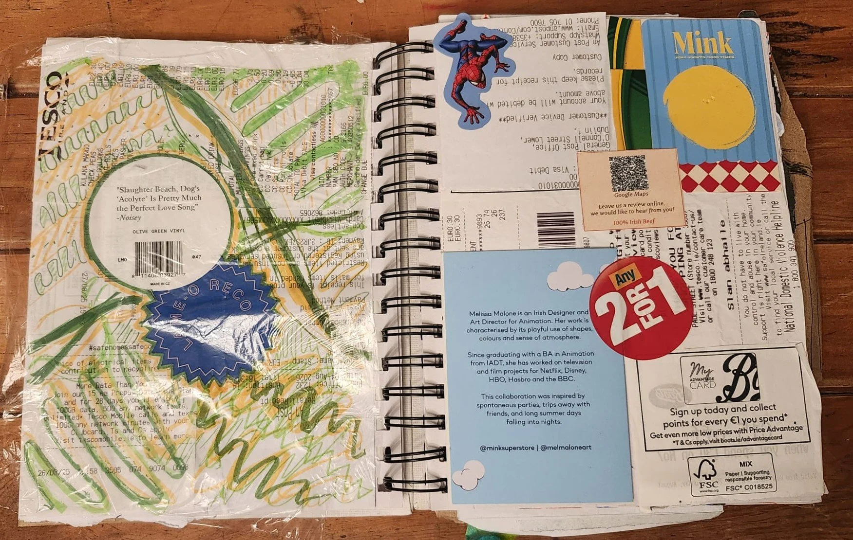 Multimedia collage