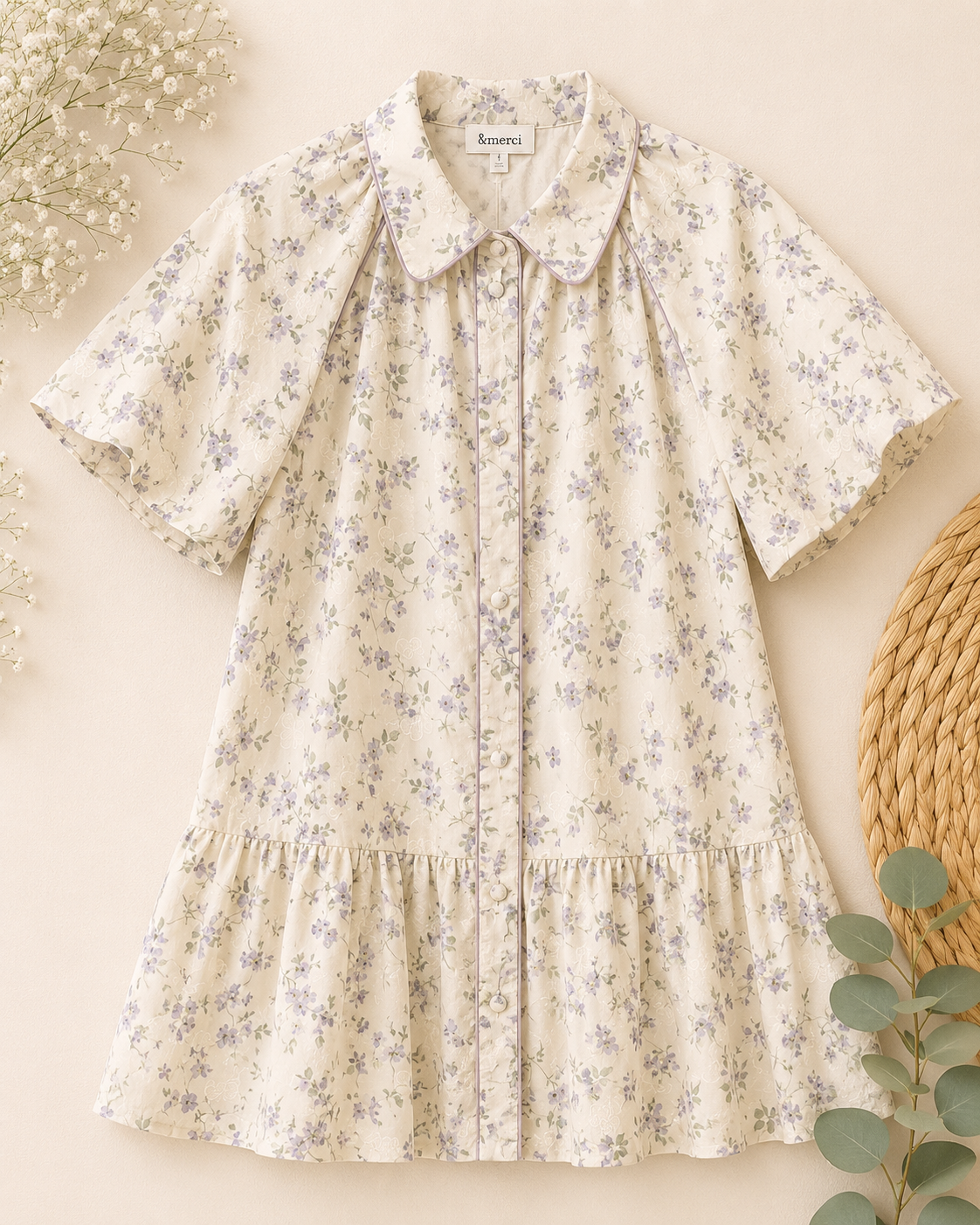Magnolia Meadow Floral Dress