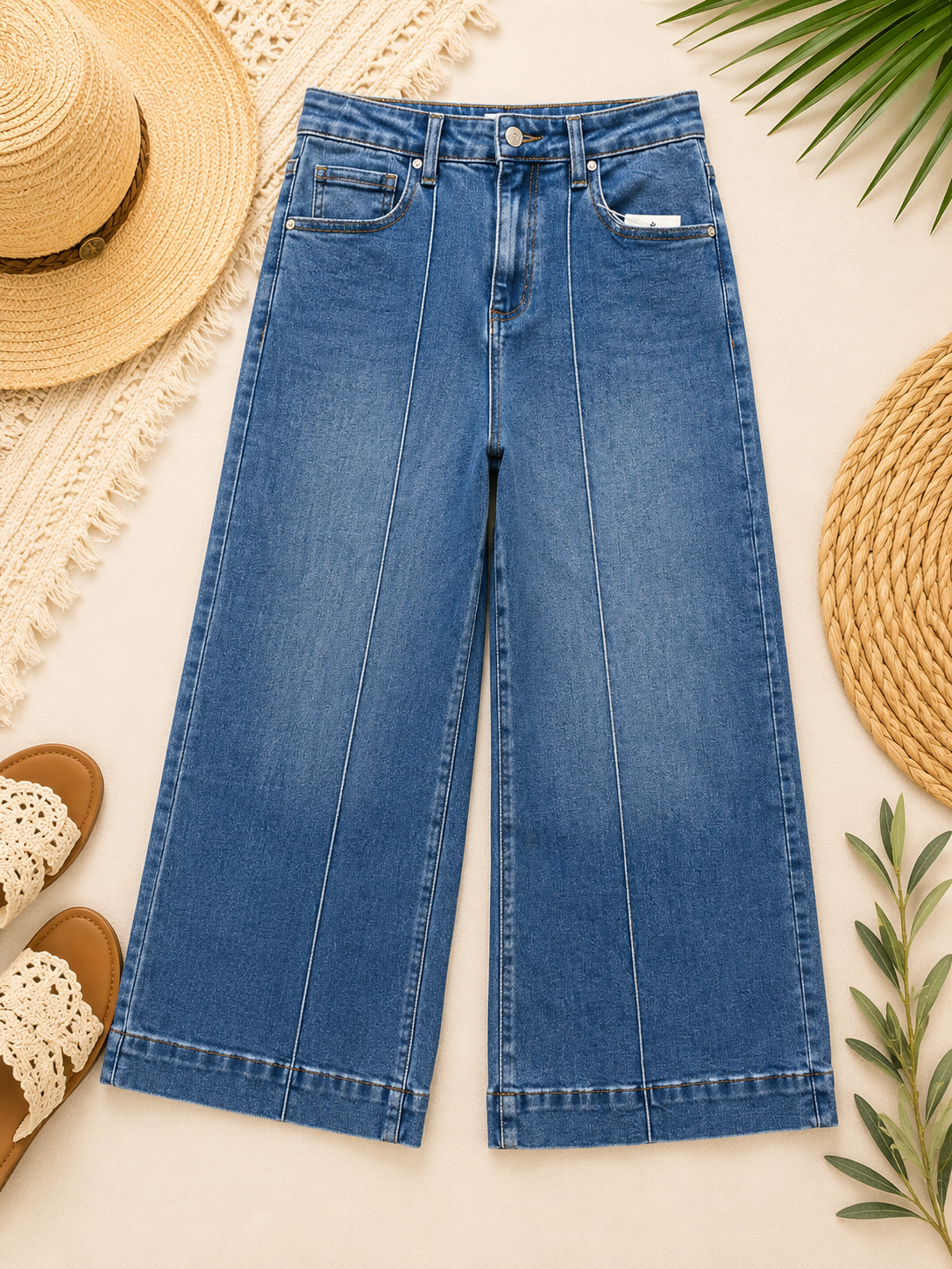 The Magnolia Harbor Cropped Denim