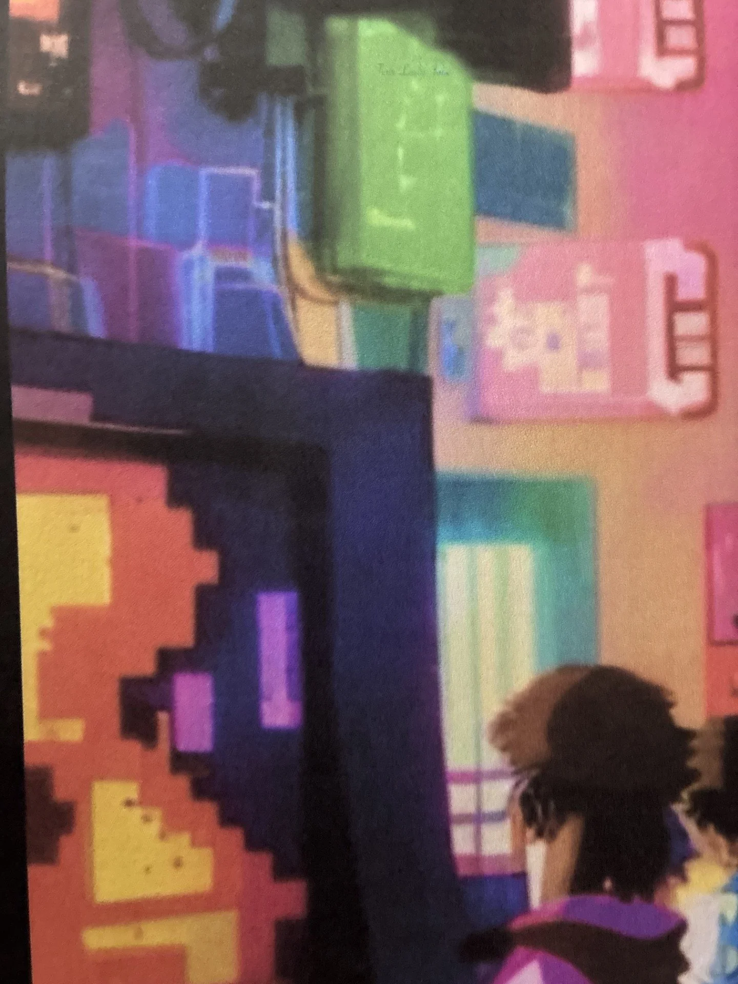 Just Chilling At The Arcade Matte Print