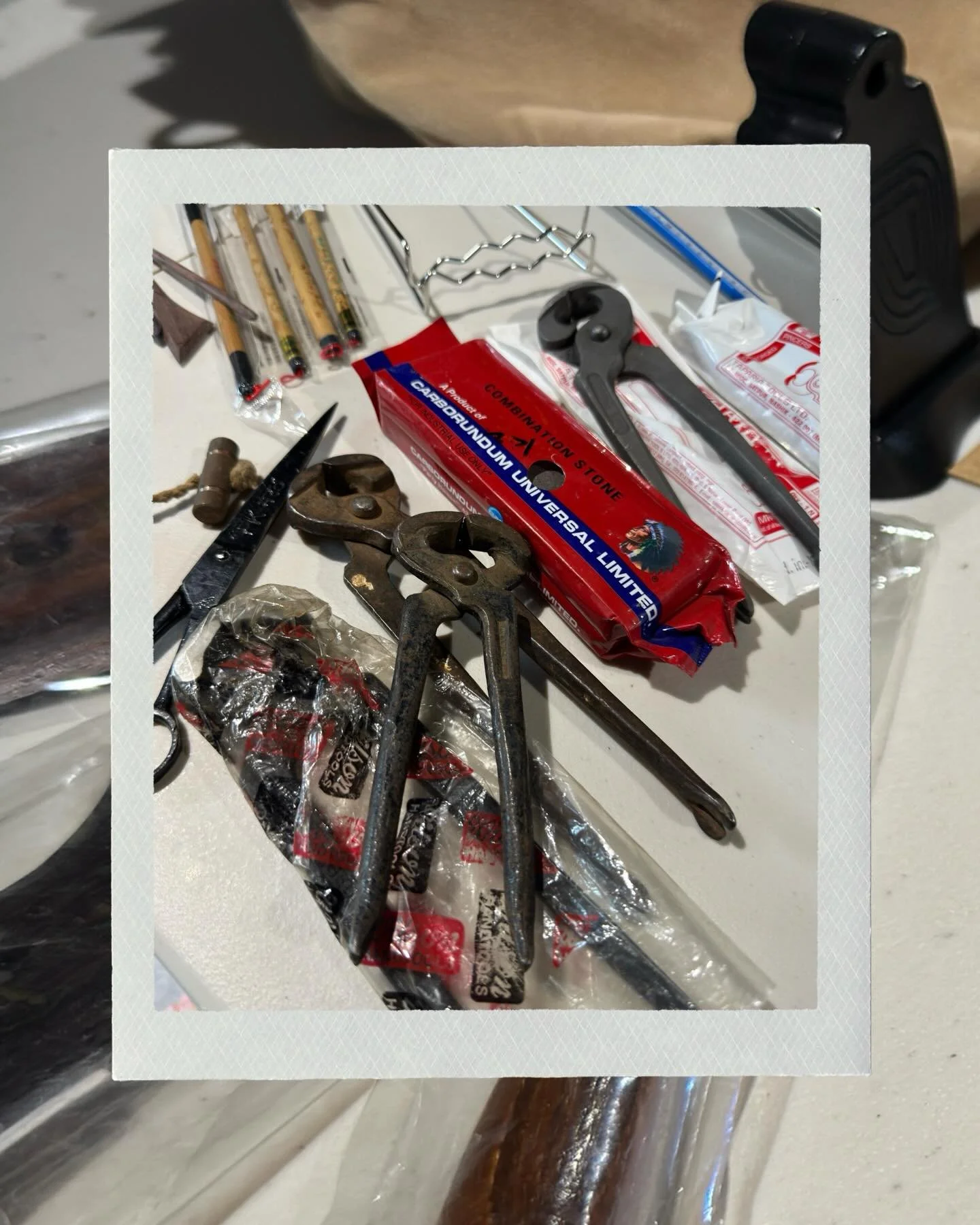 Tools&hellip;&hellip; I don&rsquo;t know a potter who isn&rsquo;t obsessed with them. Myself included. I&rsquo;m back in the studio this week, planning for things ahead, processing and cleaning pots. And taking inventory of this haul from my time in 