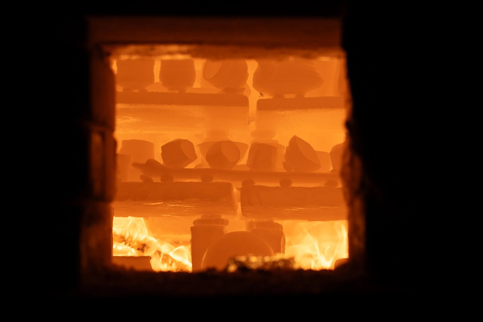 wood fired pottery kiln anagama