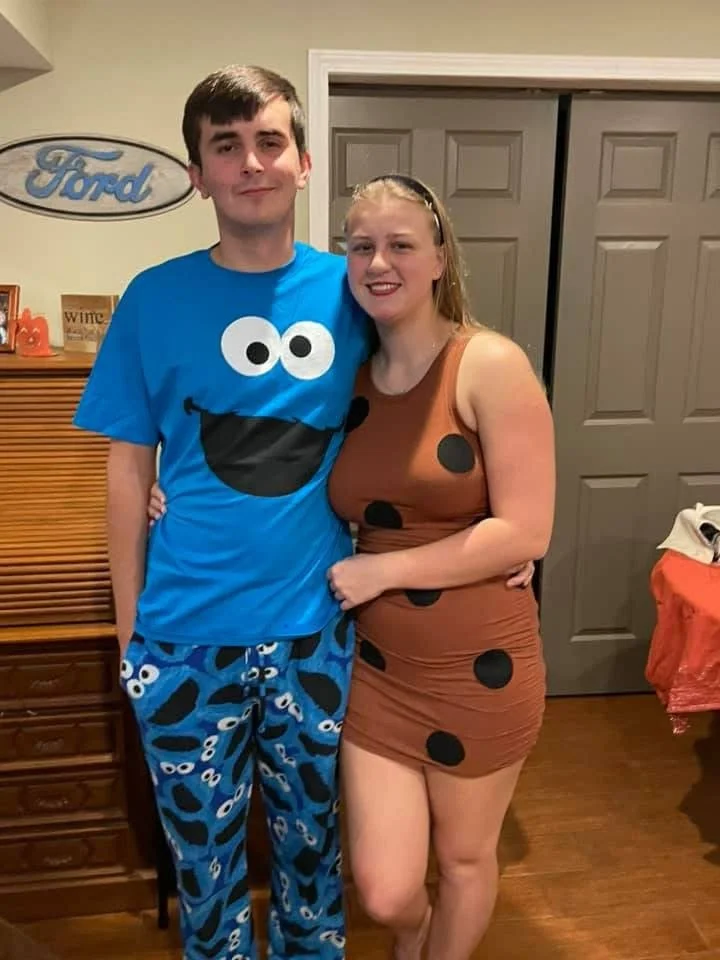 October 30th, 2021 - Halloween Party (Cookie Monster and a Cookie)