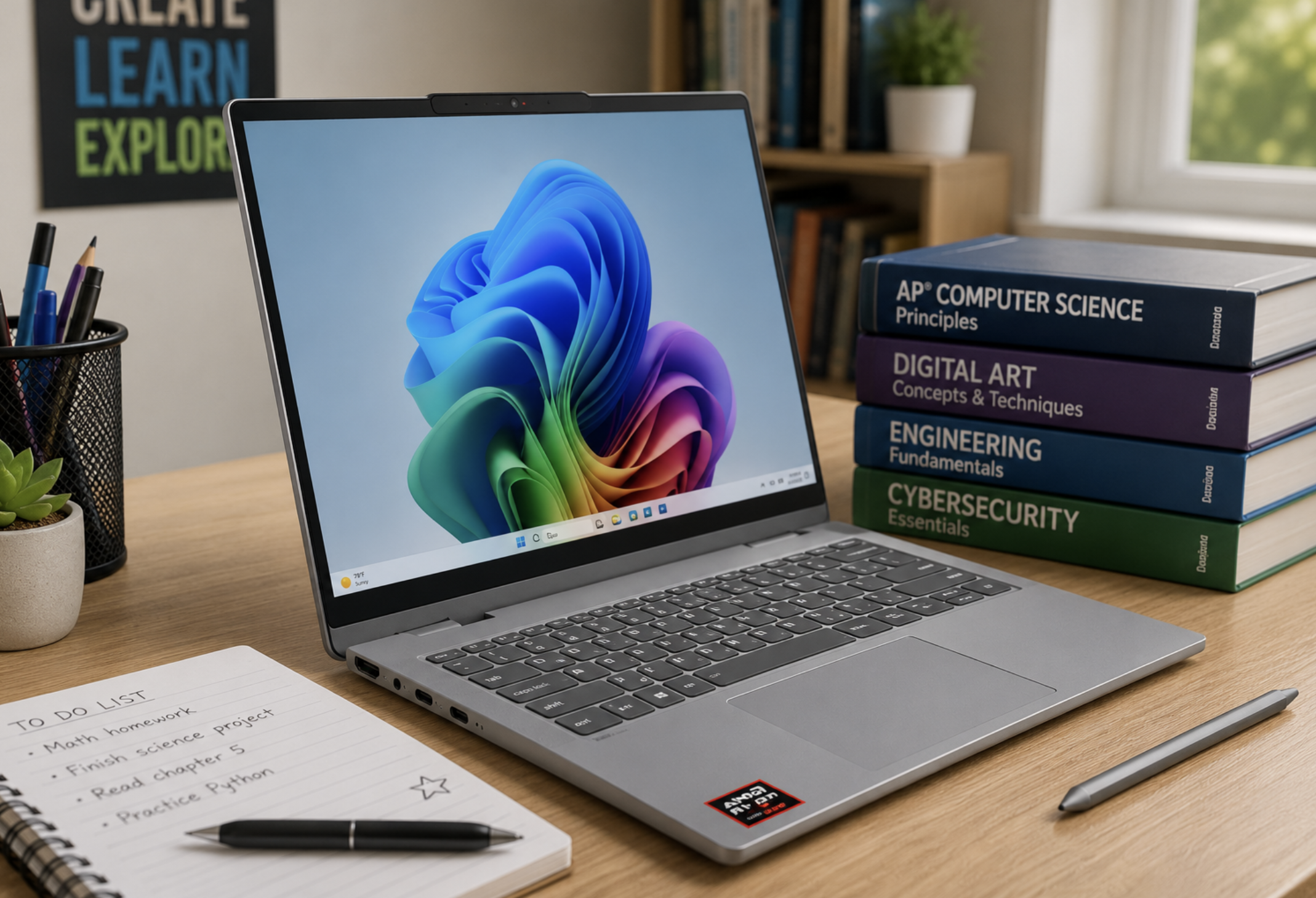 Lenovo IdeaPad 5 2-in-1 Student Creator Laptop | Ryzen™ AI | 16GB RAM | 512GB SSD | Windows 11 | Touchscreen Convertible