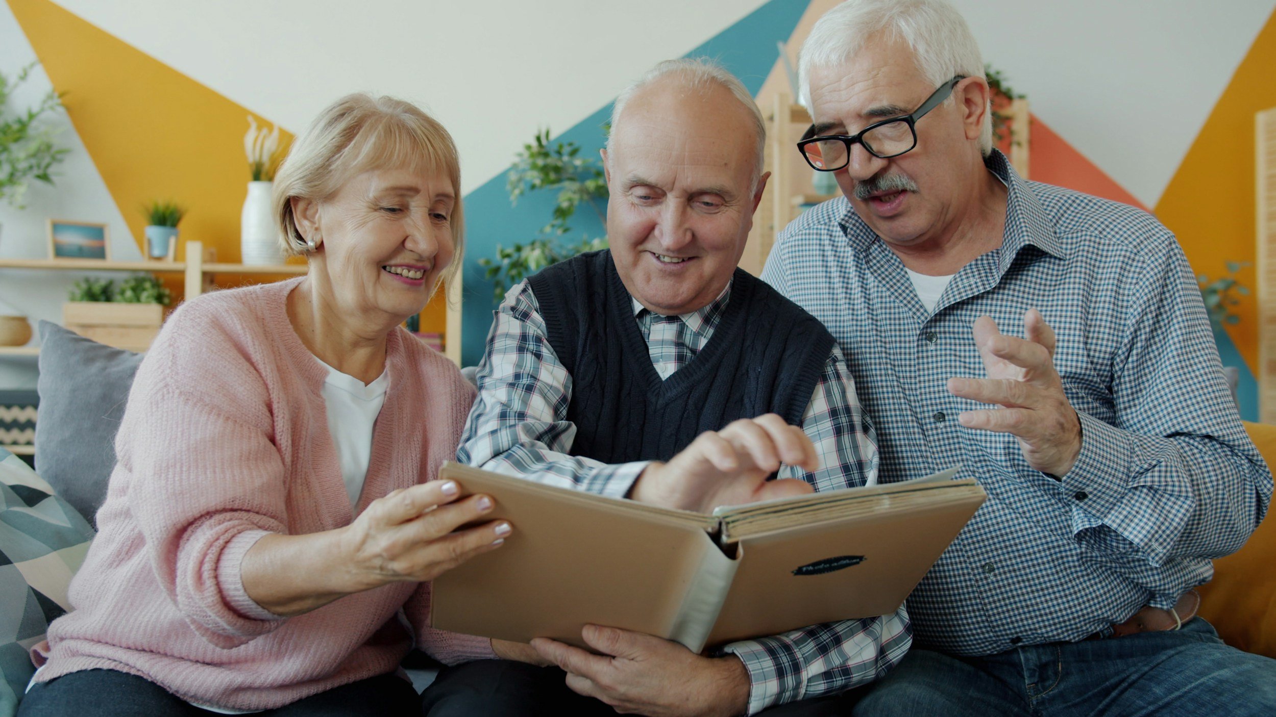 Older couple reviewing retirement and aged care options