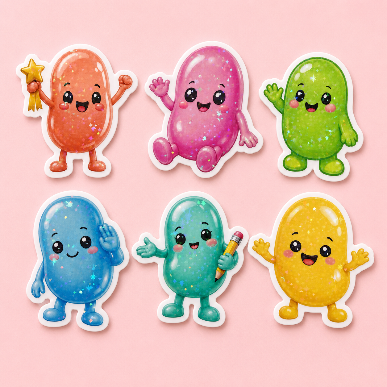 Jelly Bean Dreams Character Sticker Pack