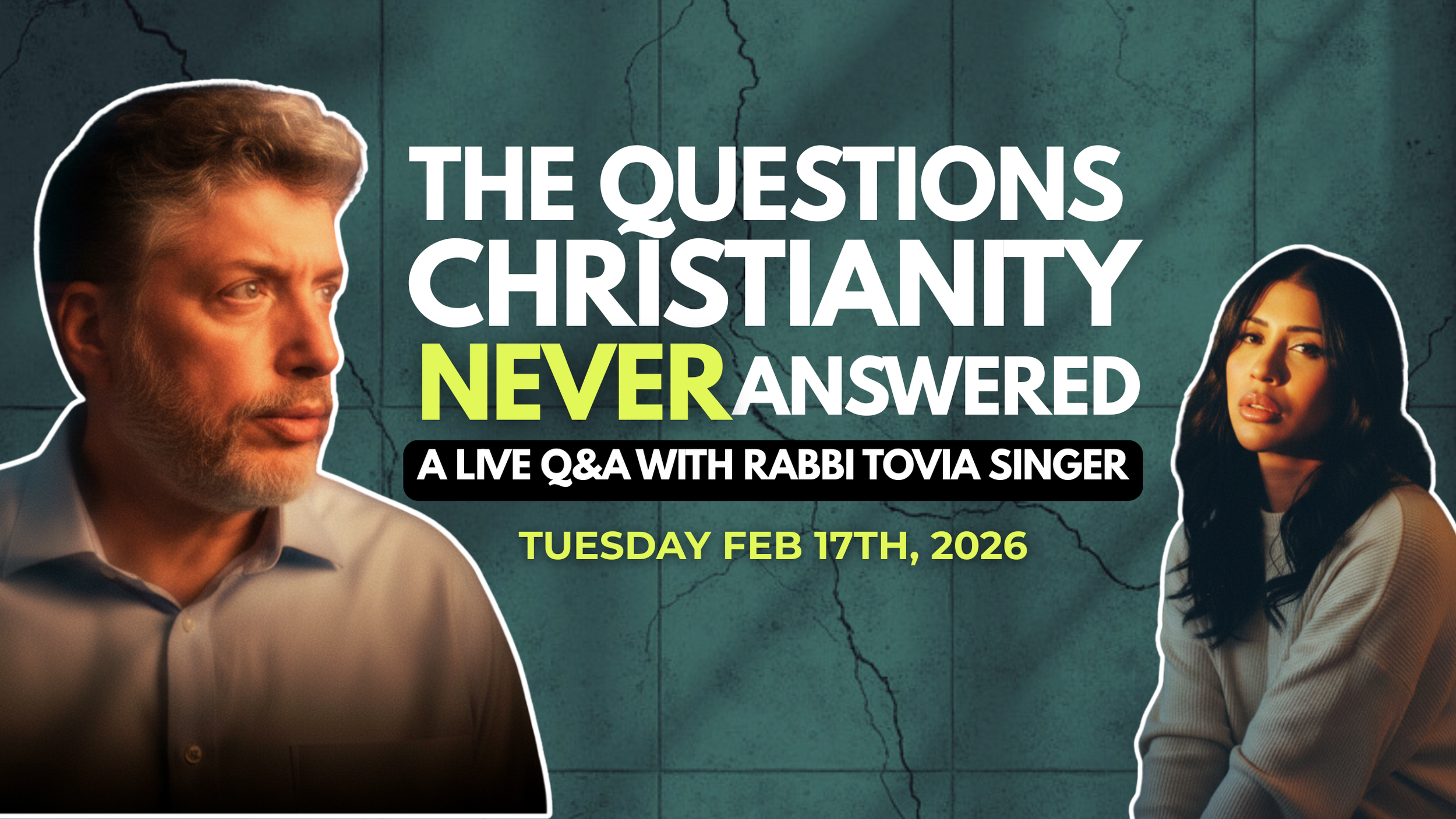 LIVE with Rabbi Tovia Singer: The Questions Christianity Never Answered - 7613 x Tassja Cadoch