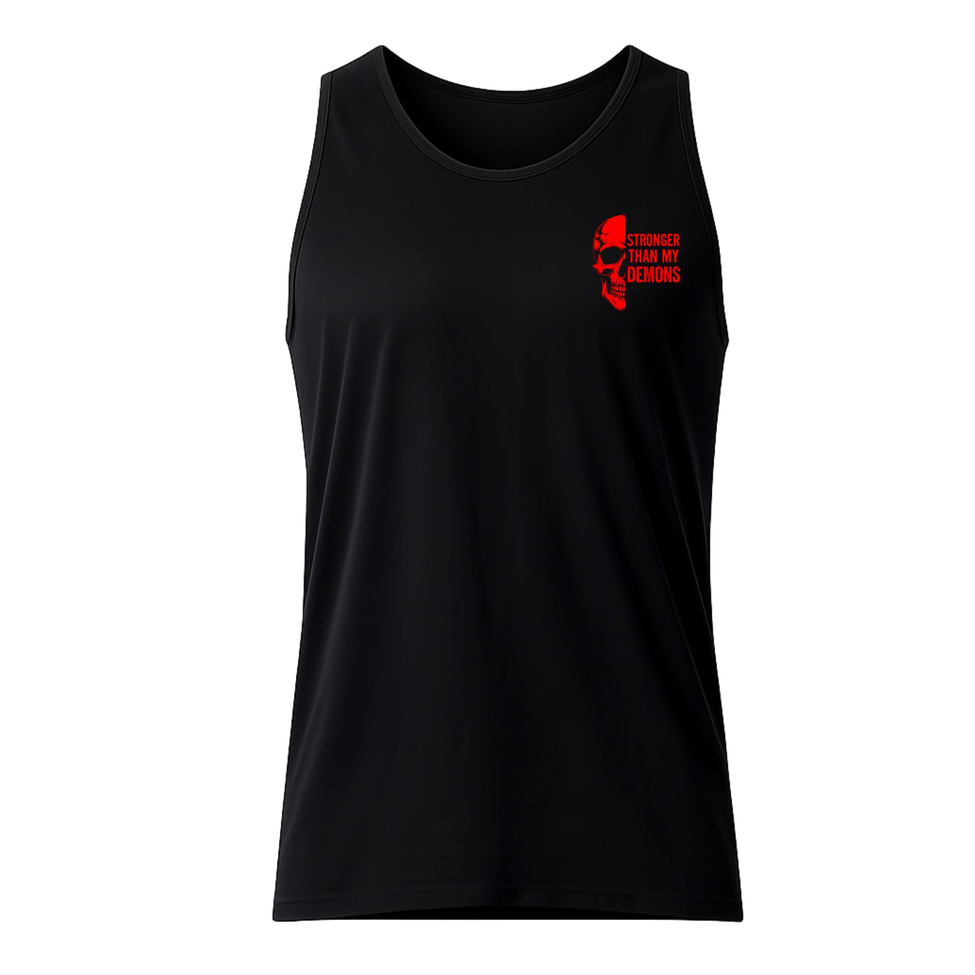Black and Red Tank Top