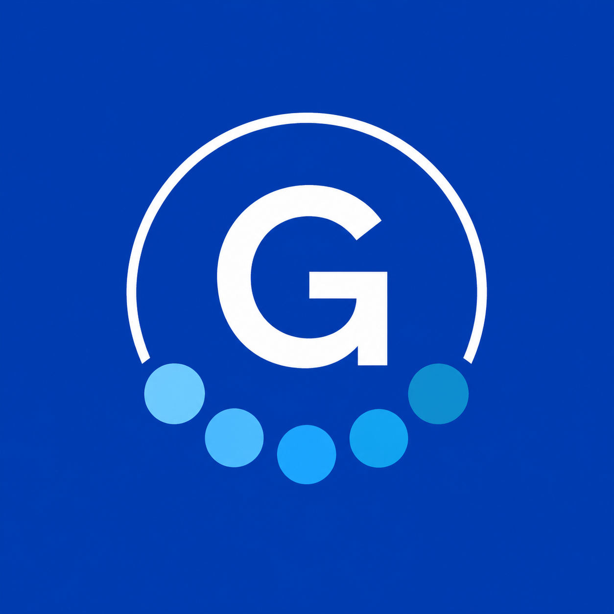 Gallodium G-Seal logo with a large 'G' surrounded by a circular design and five blue dots.