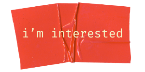 button that says I'm interested click for contact page