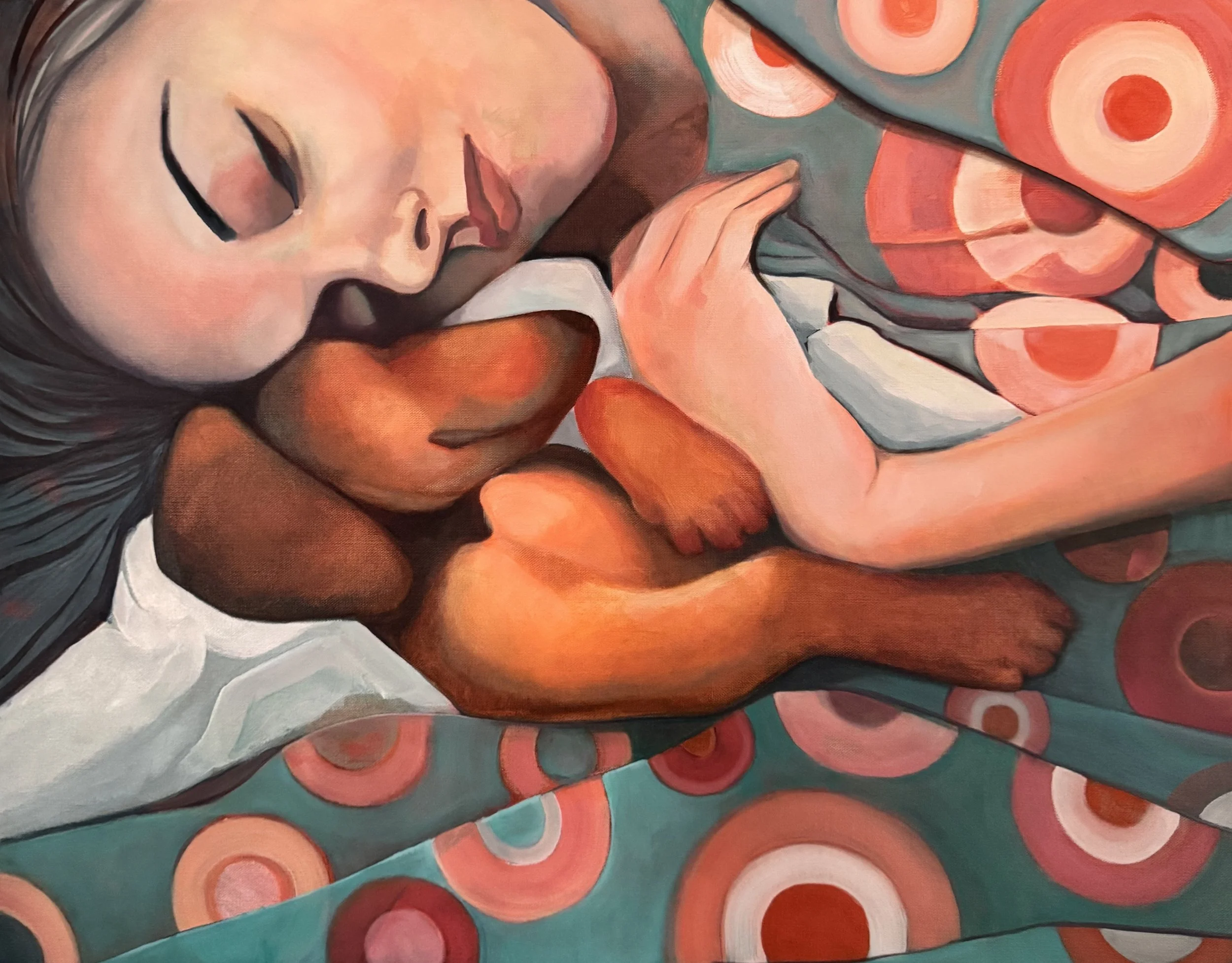  Puppy Love 
2023
oil on canvas
76 x 60cm
$600