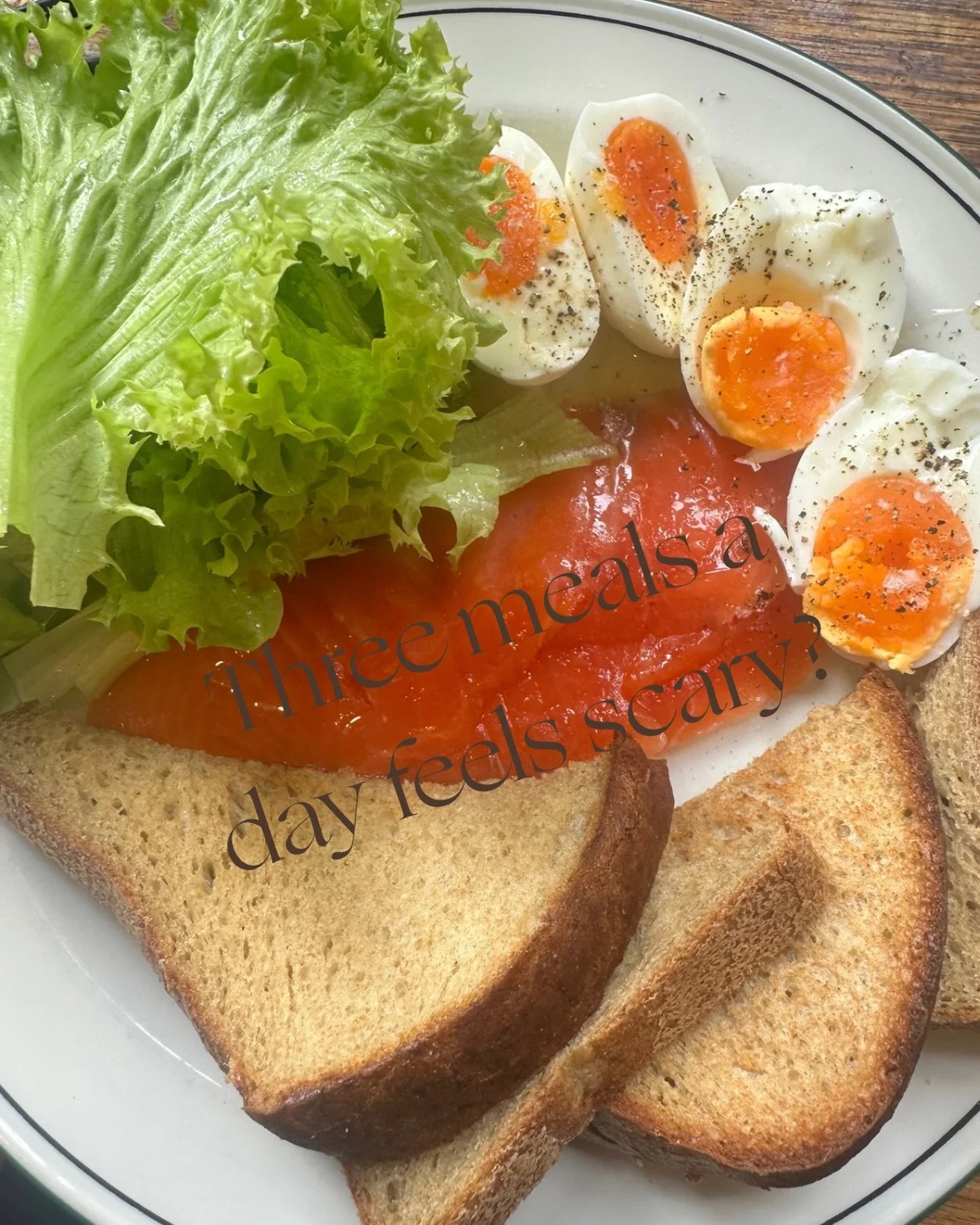 Three meals a day feels scary for so many women. I hear this often in clinic.

But here&rsquo;s the truth, as a female-assigned body, you are not going to gain weight from eating breakfast.

Lately, fatigue has been a huge theme in consults. And more