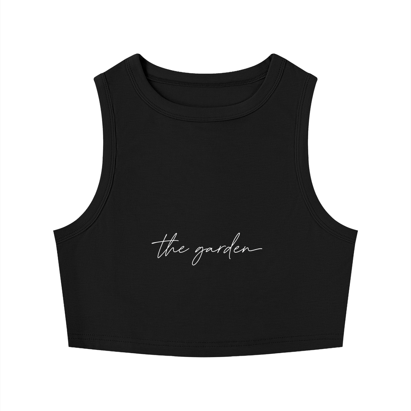 Women's Tight Crewneck Crop Tank Top