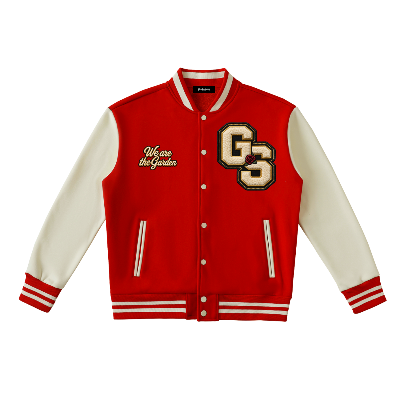 Garden Society Signature Two-Tone Varsity Jacket
