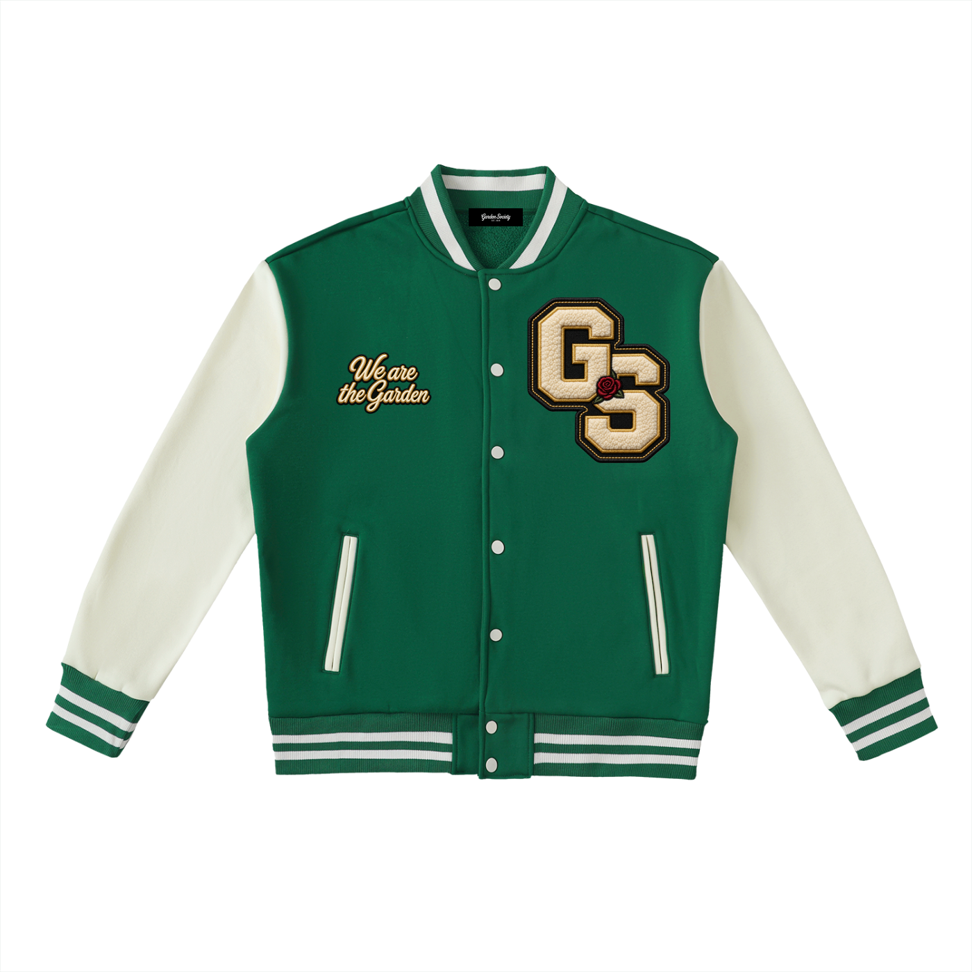 Garden Society Signature Two-Tone Varsity Jacket
