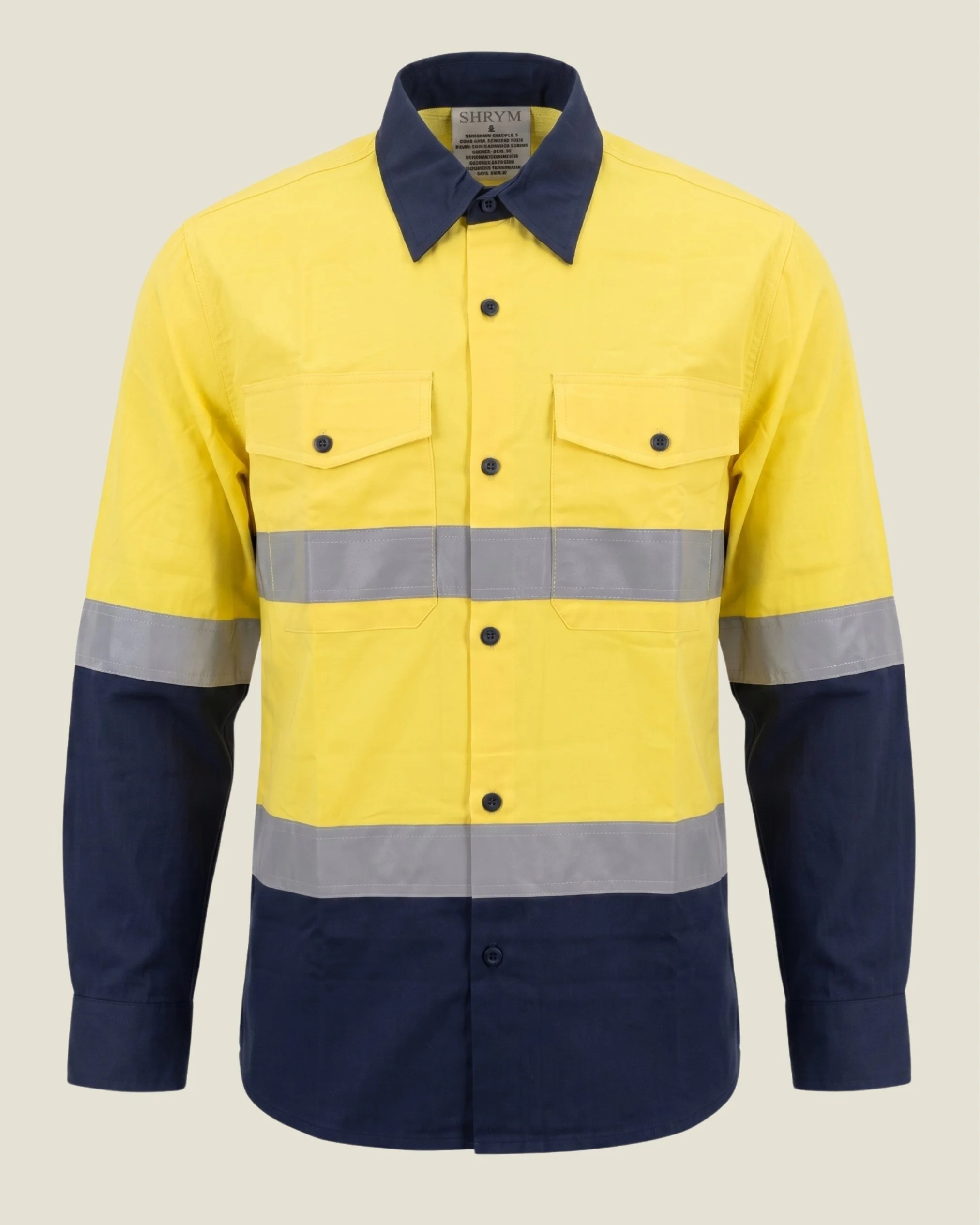 Mens High Vis Ripstop Vented Shirt
