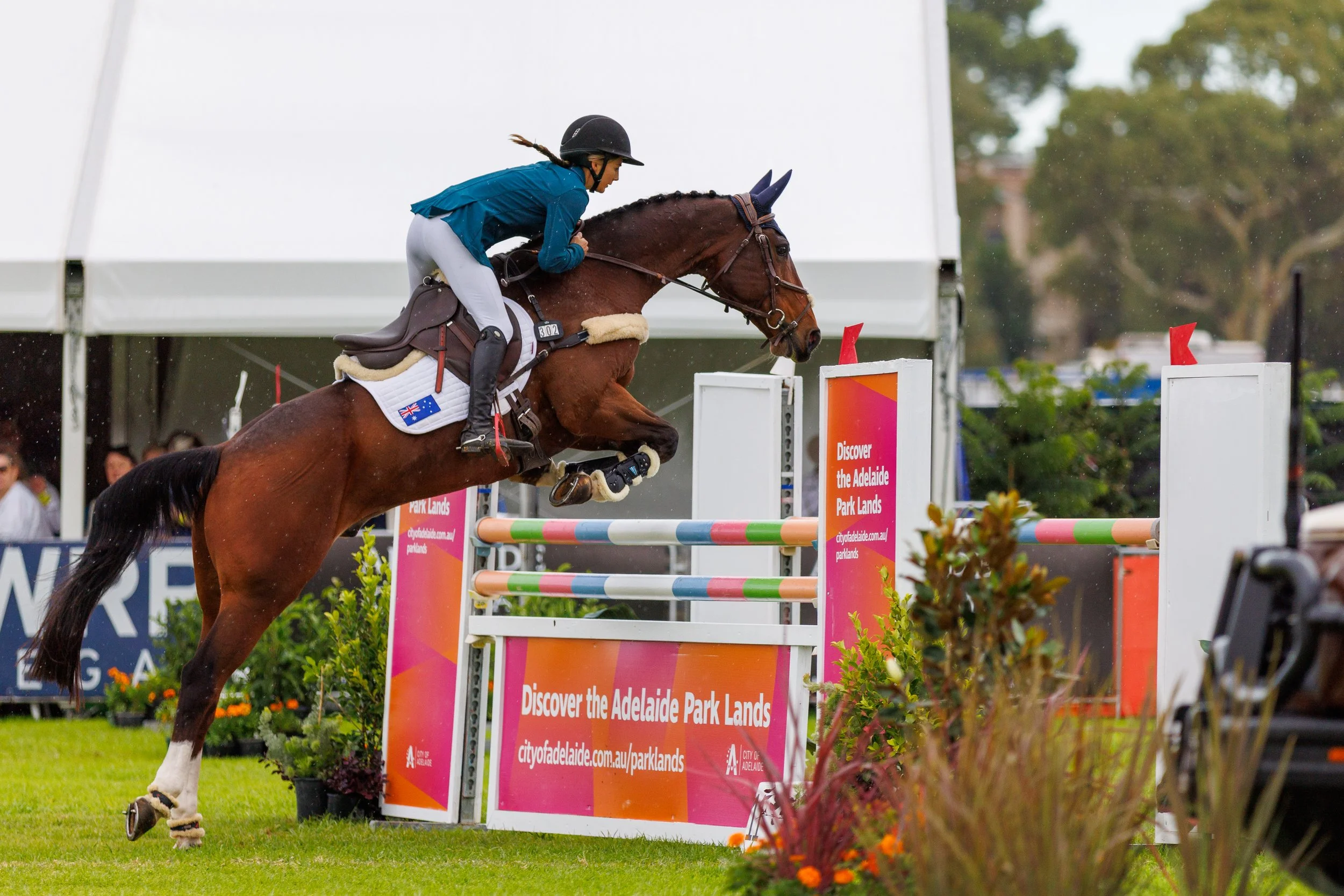  Lamoza Velisha riding Call Me Cooley at 2026 Adelaide Equestrian Festival