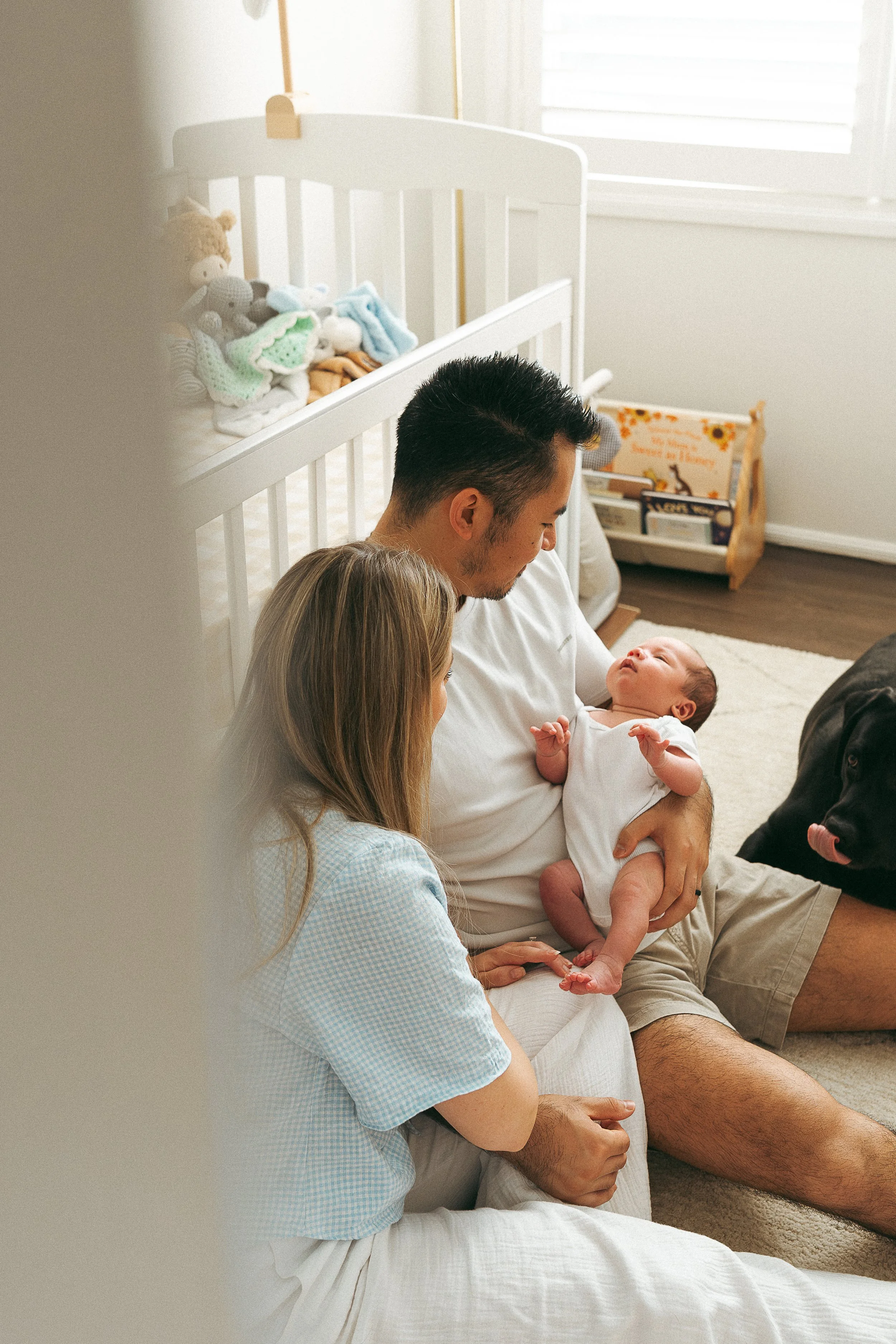 An In-Home Newborn Session in the Hills District: Tayla, Matt, Malakai &amp; Luna