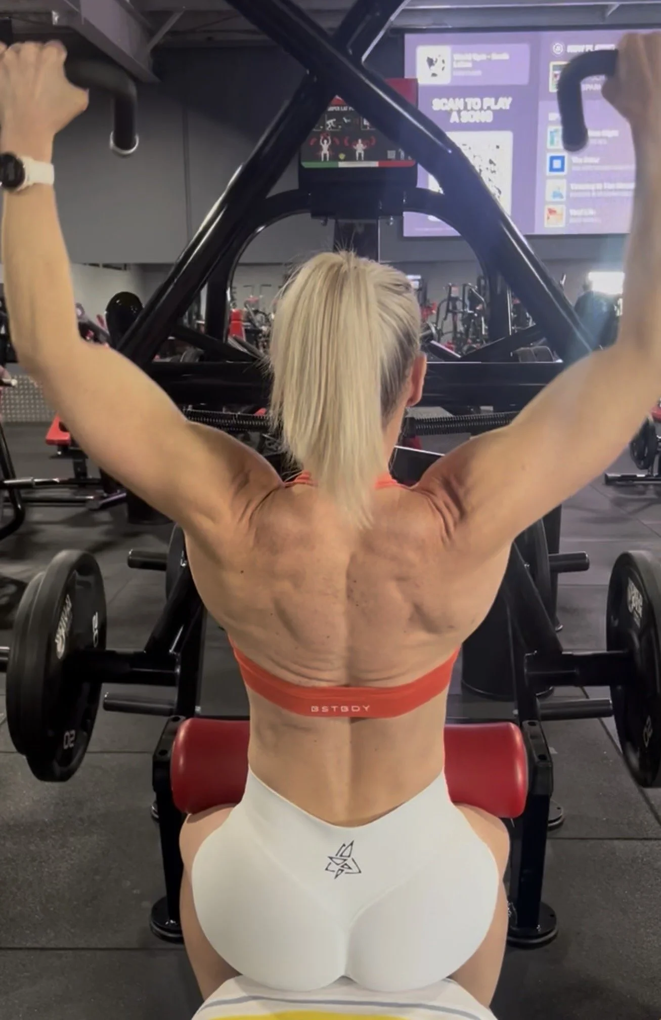 Woman training in the gym — Longevity by Design health performance coaching Brisbane