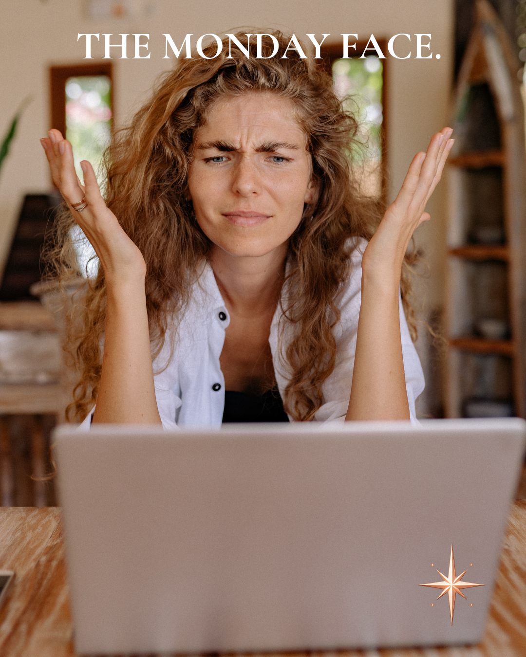 No. 13 // The Monday Face. Sometimes resilience looks like logging on anyway. 