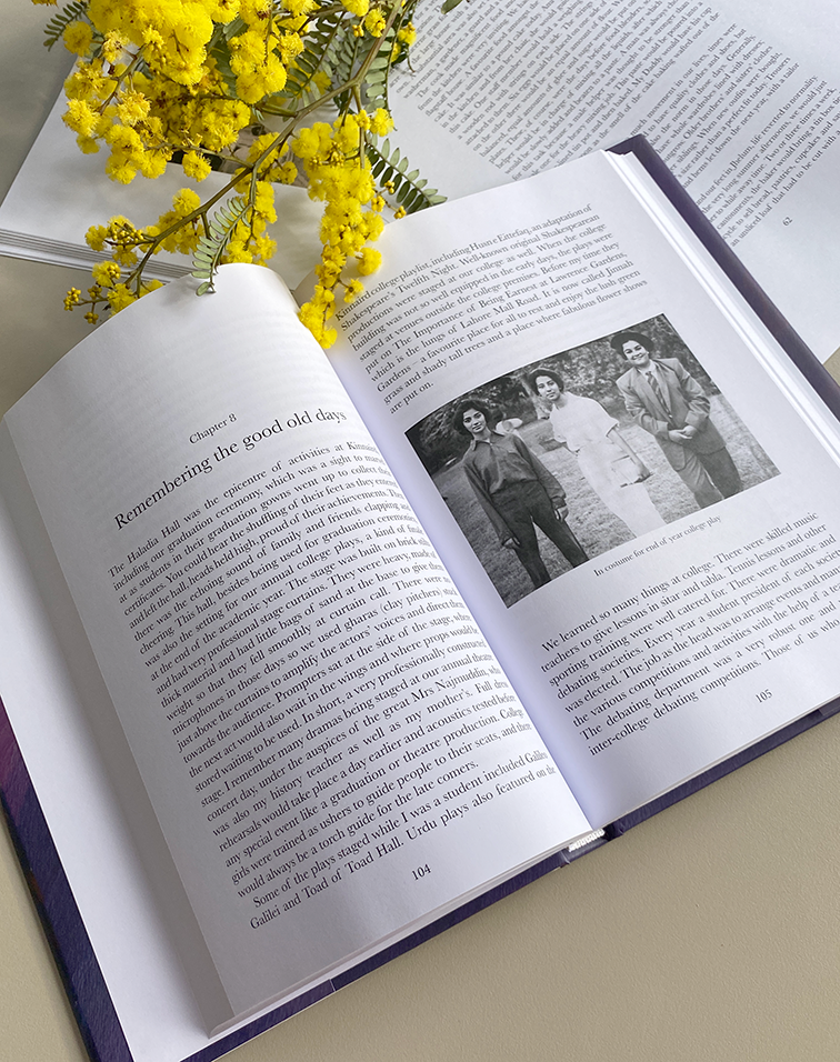Memoir book design with images hardcover with dust jacket