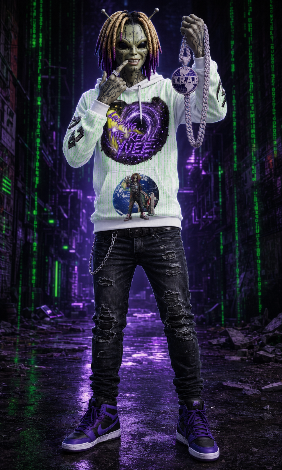 The Real Yuee x LL hoodie