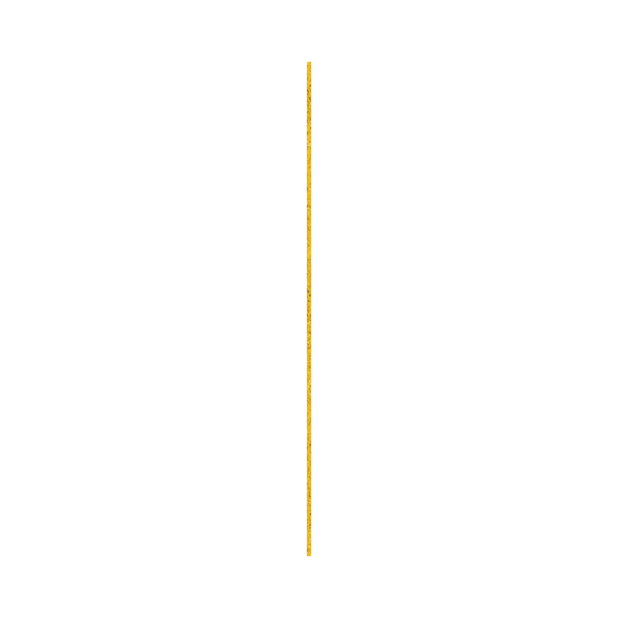 Black background with gold vertical line and the words "Happy New Year" in gold glittery text.