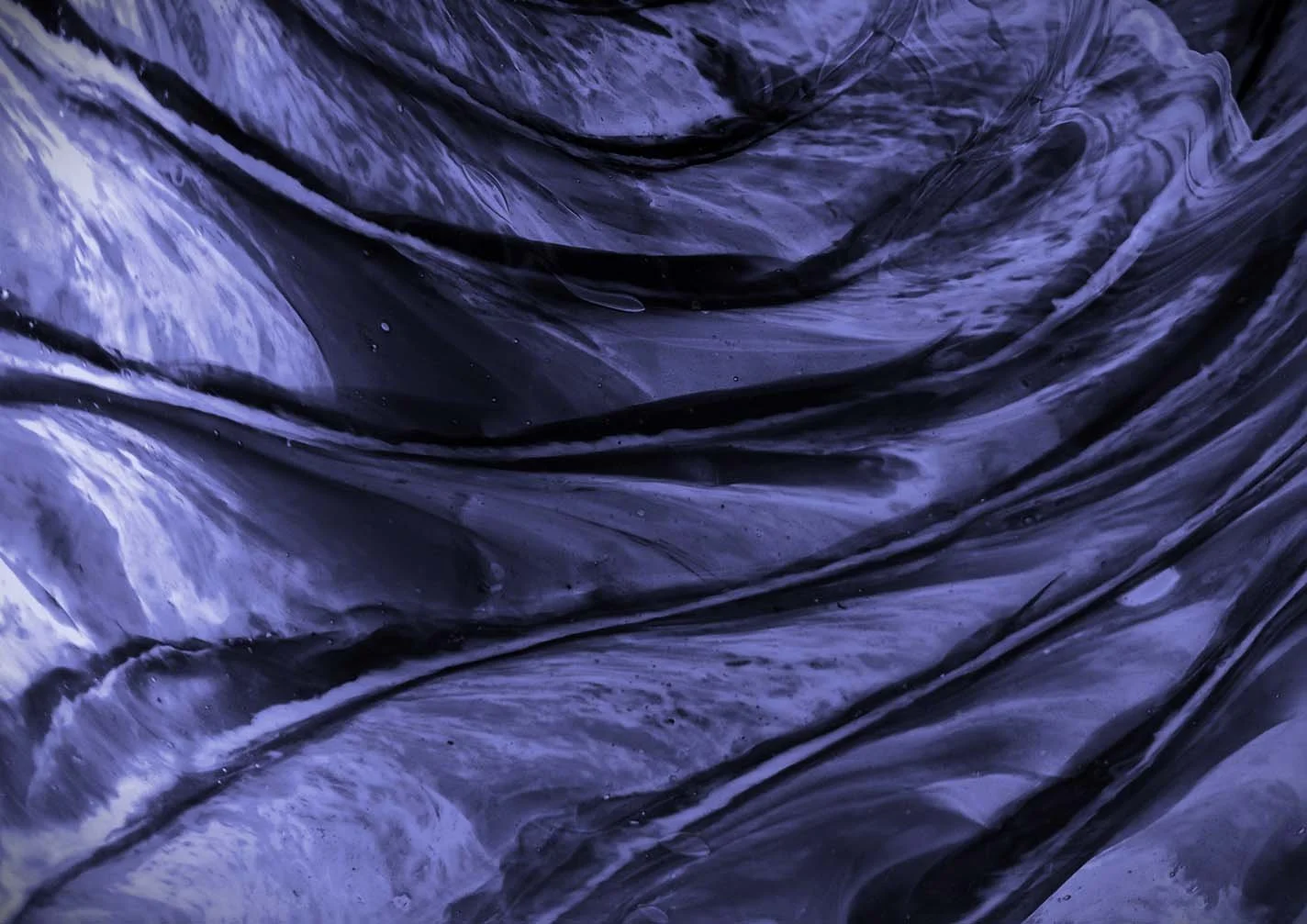 Moodcore P35 abstract glass art print in steel blue tones for interior design projects.