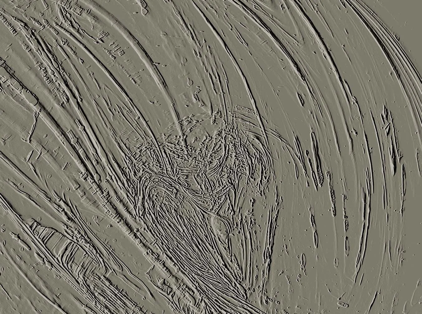 Moodcore P110 architectural texture print in  khaki tones for workplace/office interiors.