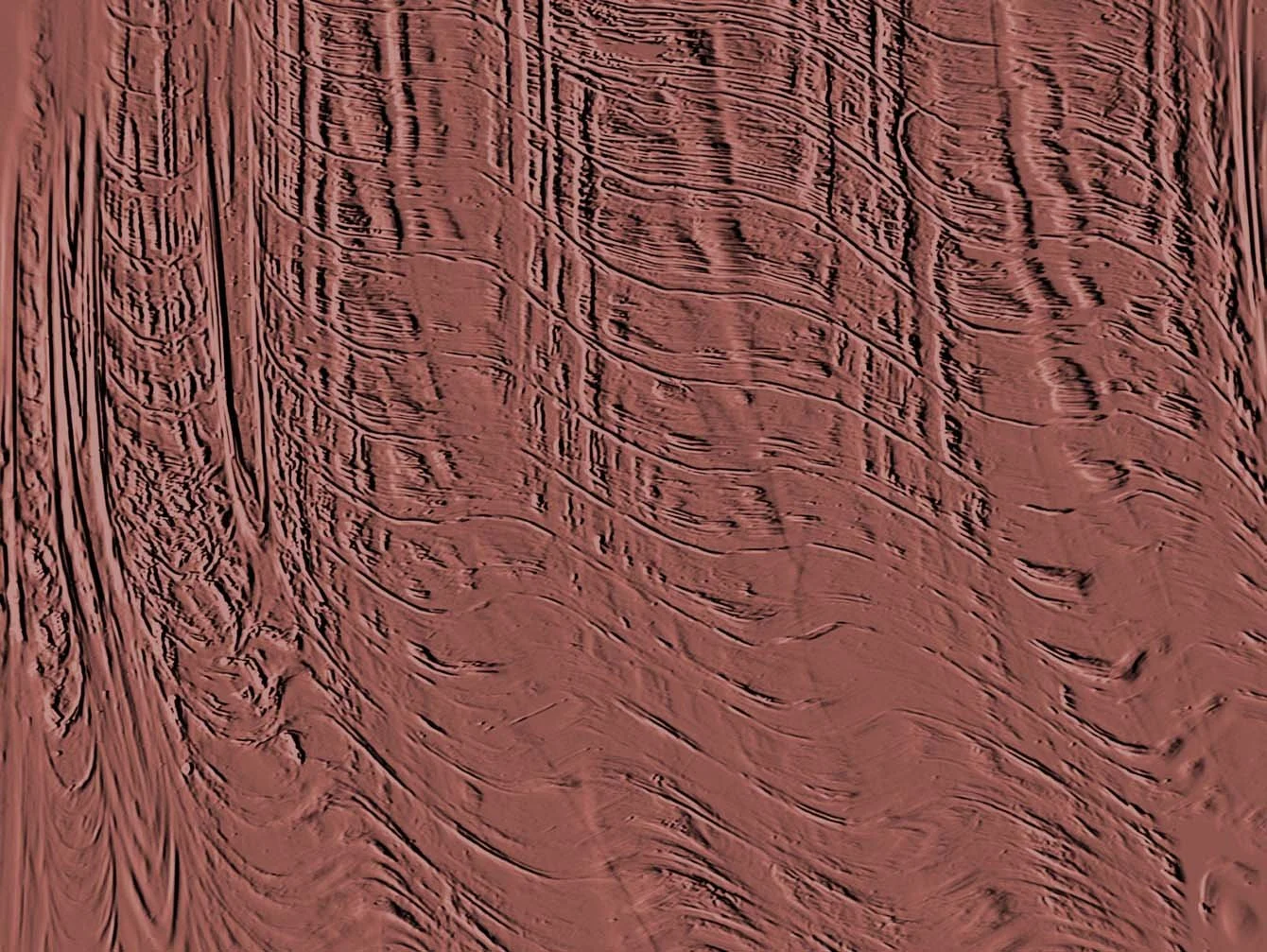 Moodcore P73 relief style abstract wall art print in  terracotta tones for luxury interiors.