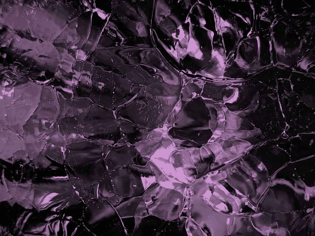 Moodcore P94 abstract glass art print in aubergine tones for interior design projects.