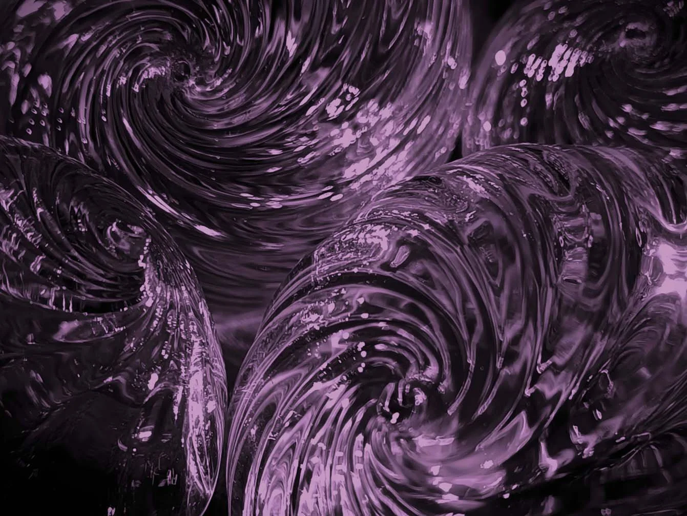 Moodcore P84 abstract glass art print in aubergine tones for interior design projects.
