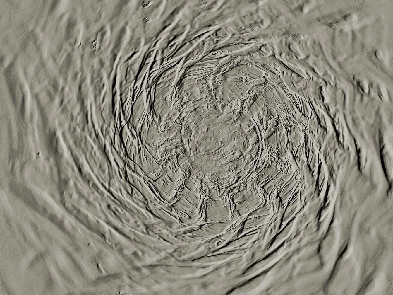 Moodcore P63 relief style abstract wall art print in  khaki tones for show home interiors.