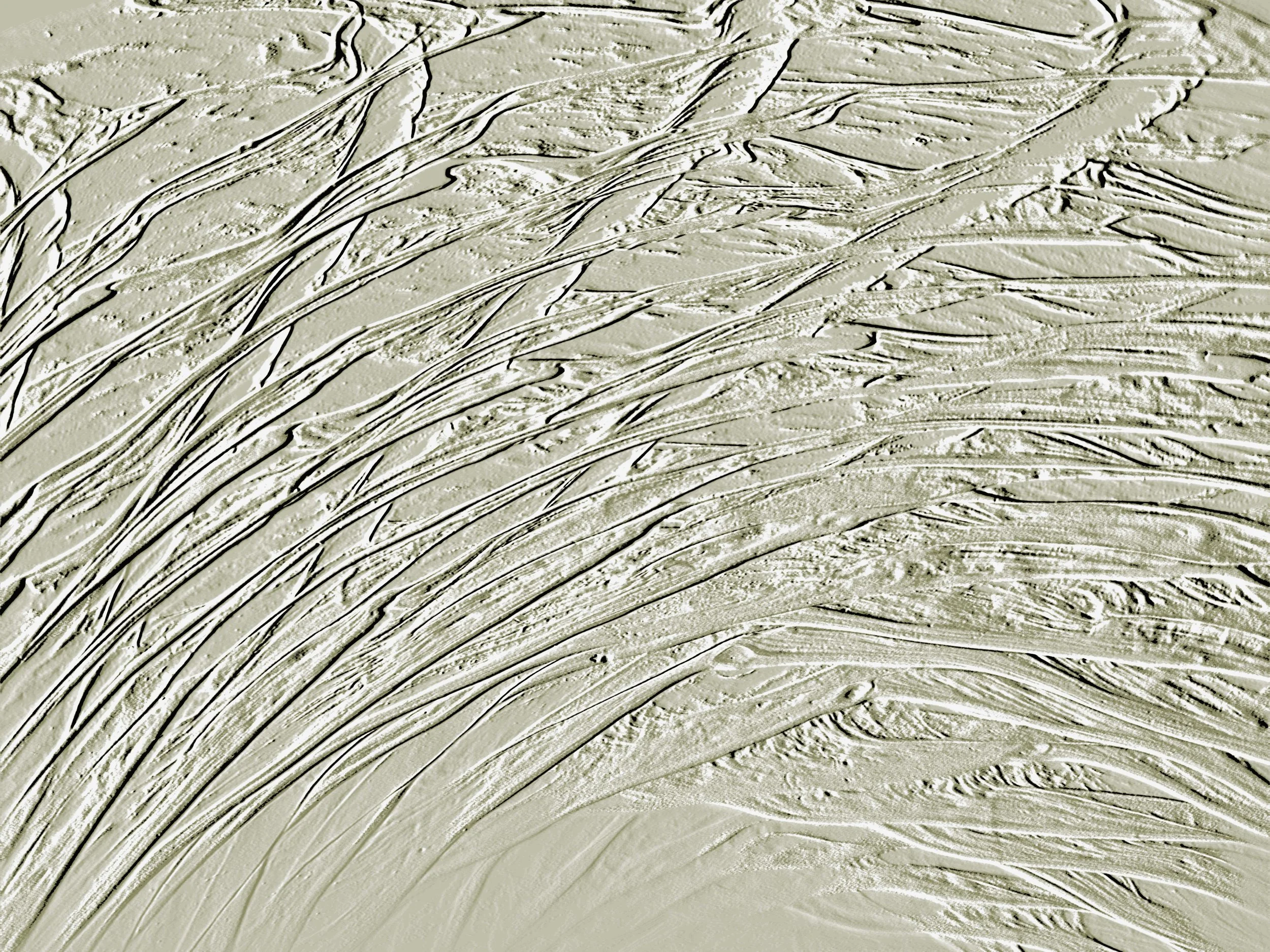 Moodcore P10 relief style abstract wall art print in  warm stone tones for interior design projects