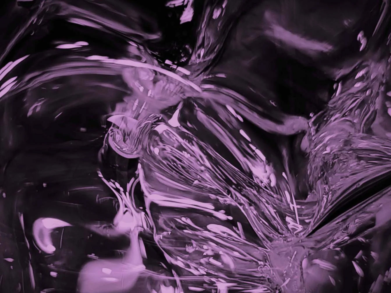 Moodcore P67 abstract glass art print in aubergine tones for interior design projects.