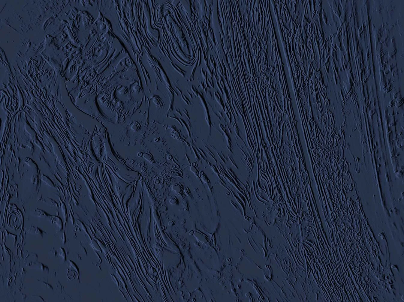 Moodcore P80 relief style abstract wall art print in  steel blue tones for residential interiors.
