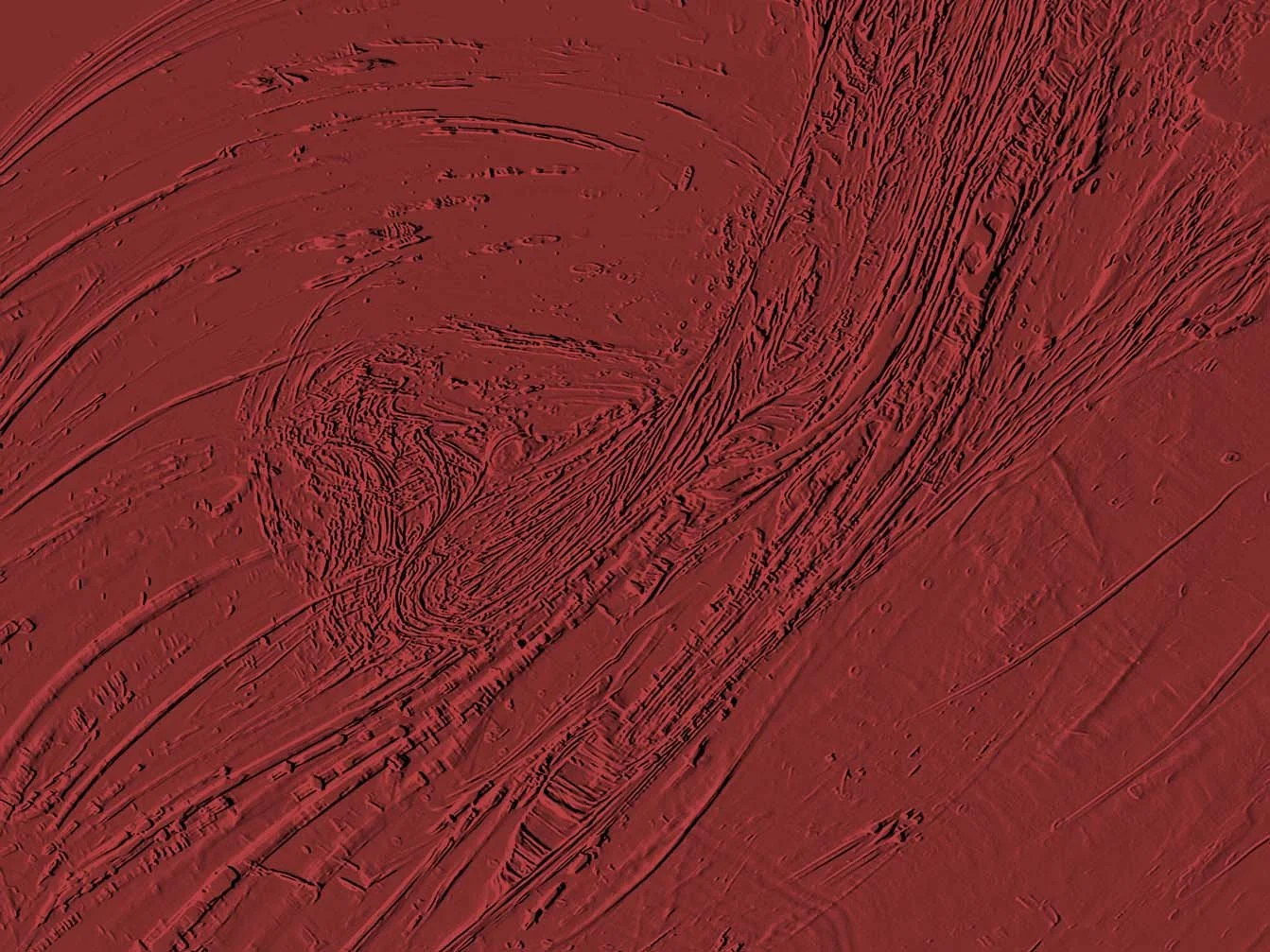 Moodcore P91 textural abstract art print in  burgundy tones for property staging.