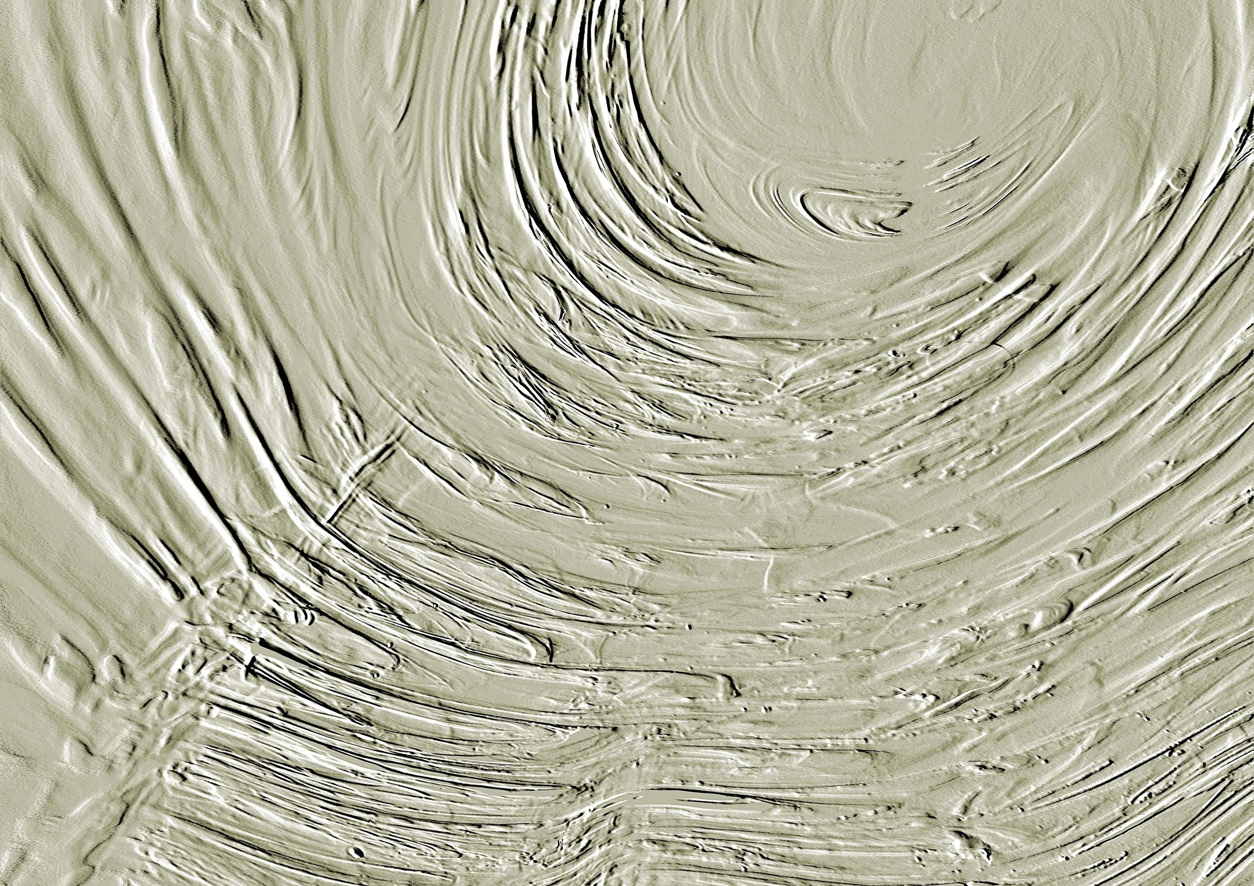Moodcore P23 relief style abstract wall art print in  warm stone tones for interior design projects